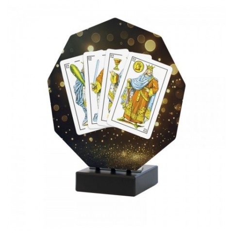 Trofeo Naipes 4 Cartas Luxor