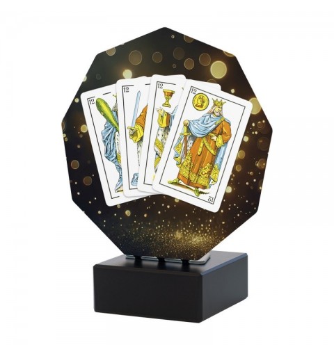 Trofeo Naipes 4 Cartas Luxor