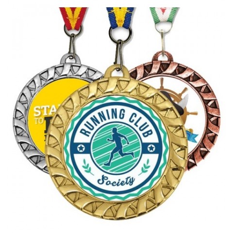 Medalla Deportiva Ribbon...