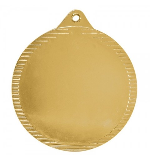 Medalla Deportiva Creative Luxe Dorada 70mm Personalizada