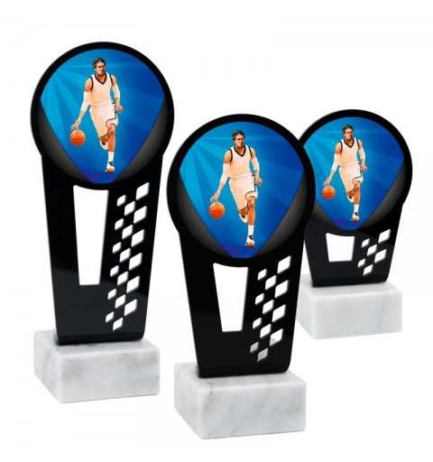 Trofeo Baloncesto Masculino Metacrilato 0011