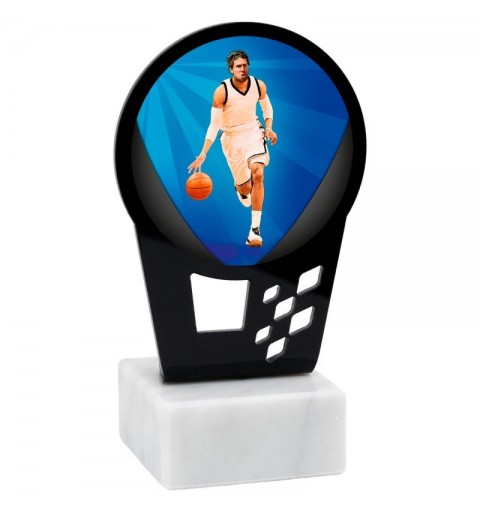Trofeo Baloncesto Masculino Metacrilato 0011