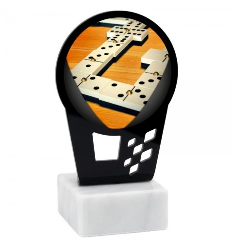 Trofeo Dominó Metacrilato 0011