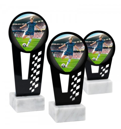 Trofeo Fútbol Femenino Metacrilato 0011