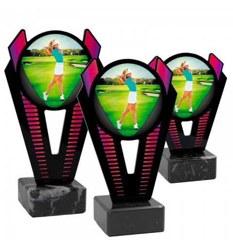Trofeo Golf Femenino Metacrilato 0021