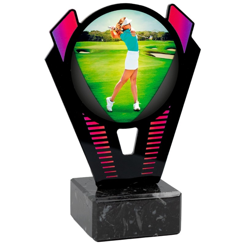Trofeo Golf Femenino Metacrilato 0021