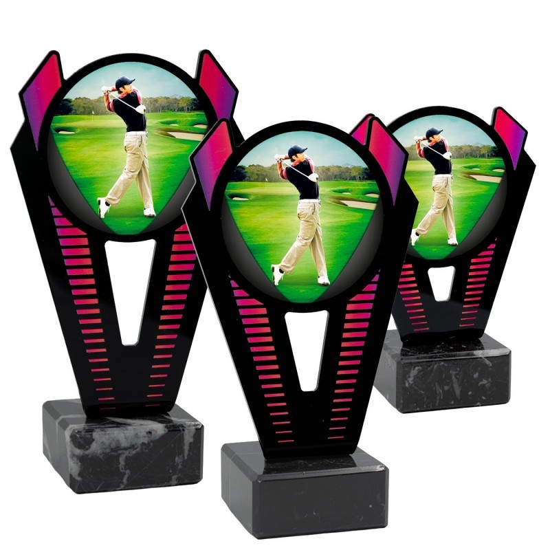 Trofeo Golf Masculino Metacrilato 0021