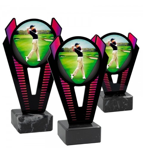 Trofeo Golf Masculino Metacrilato 0021