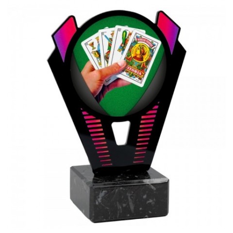 Trofeo Cartas Mus Metacrilato 0021
