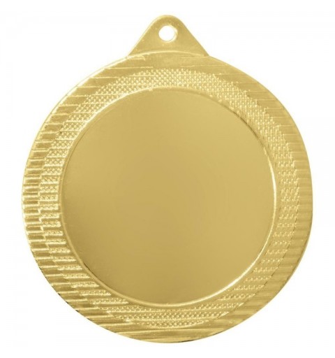 Medalla Deportiva Creative Luxe Dorada 70mm Personalizada