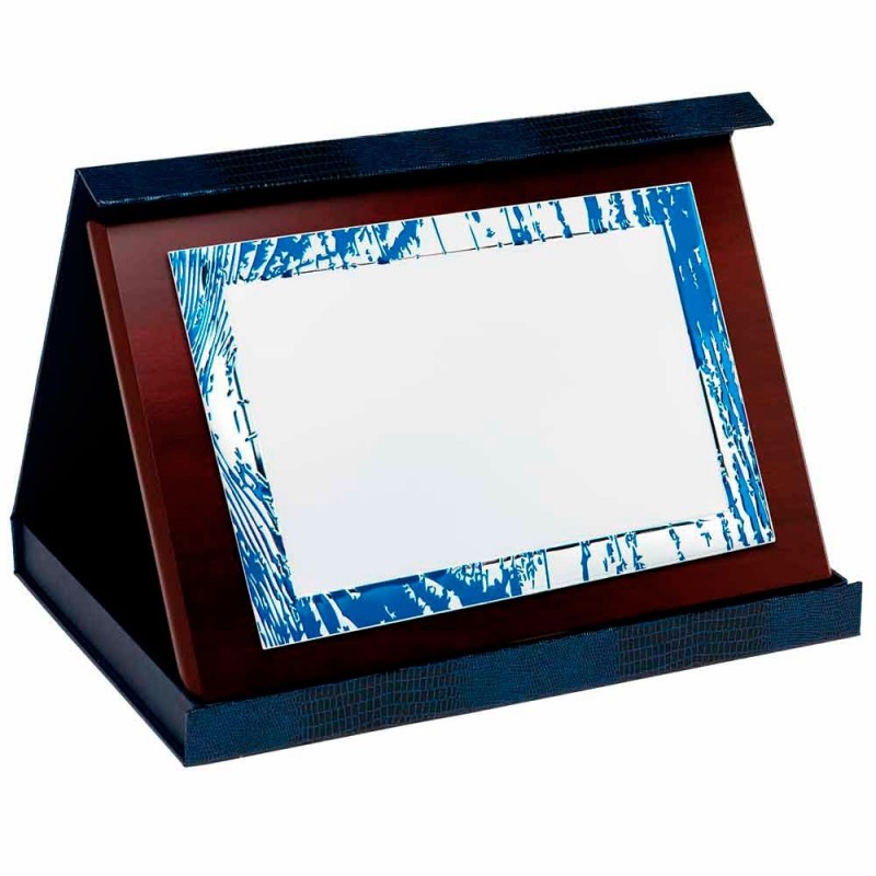 Placa Homenaje Brush AZ Con Estuche