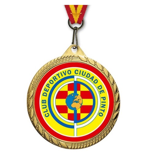 Medalla Deportiva Creative Plus 60mm