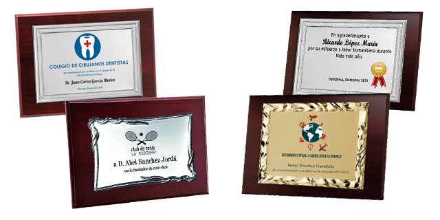 Placas conmemorativas