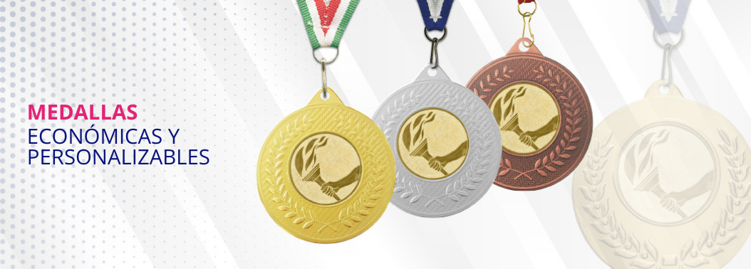 Medallas deportivas personalizables para eventos